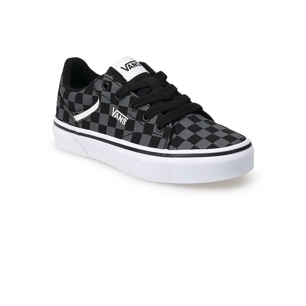 Young Kids Vans Classic Black and White Checkered Shoes size 11k New In Box